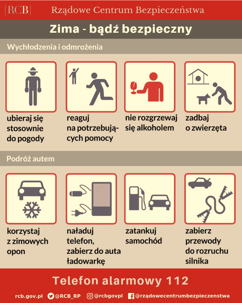 Bądź bezpieczny zimą